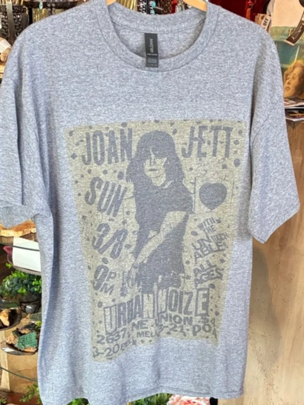 Joan Jett Vintage Concert T-Shirt Tee Shirt - Picture 2 of 2